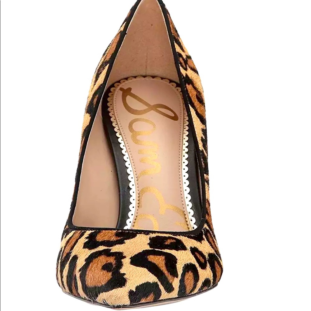 Rare Sam Edelman Hazel Pump in New Nude Leopard, Sz 7